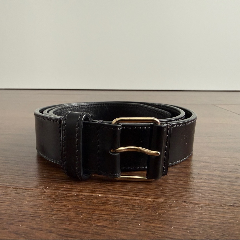 Givenchy Black Leather Belt